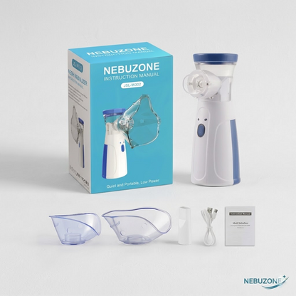 Nebuzone Pro Taşınabilir Şarjlı Nebülizatör Cihazı